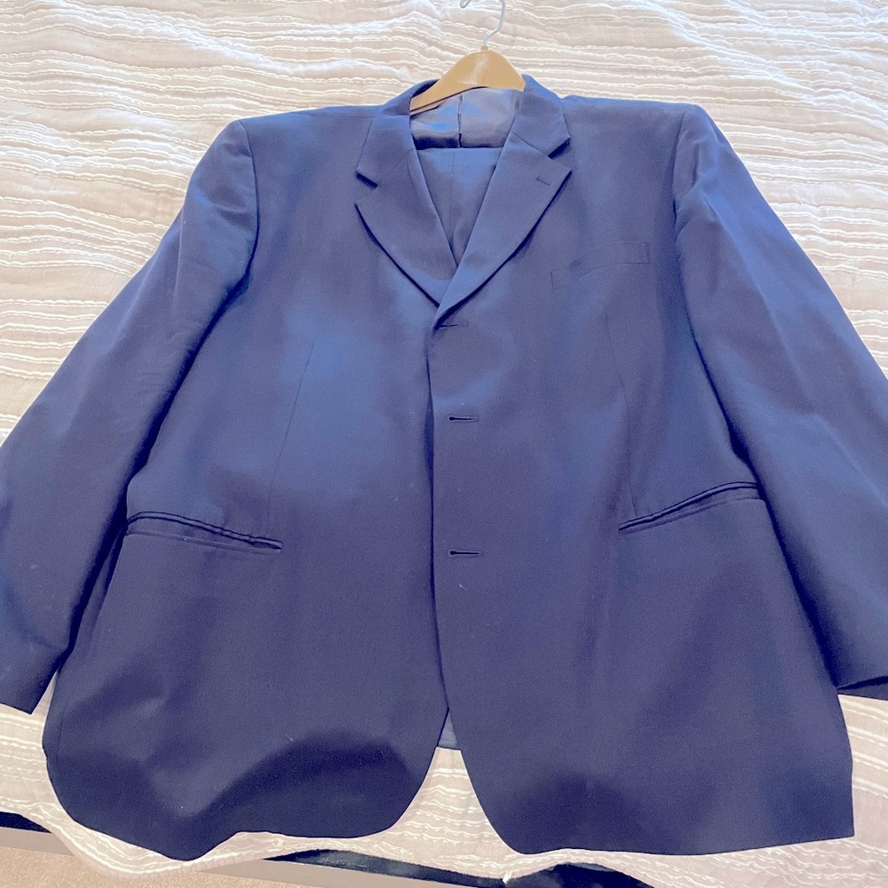 Men’s suit, blue, size 50R